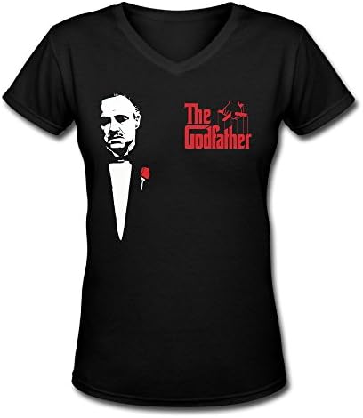 The Godfather Al Pacino Women Short Sleeves V-neck T Shirts