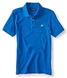 Aeropostale Men's A87 Solid Logo Piqu? Polo Shirt M Crystal Sky