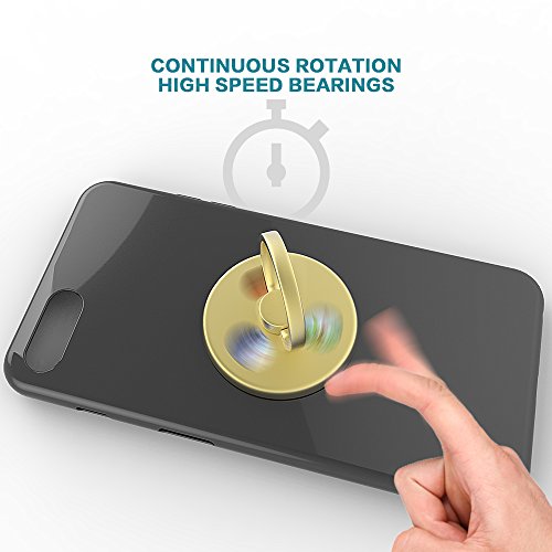 Ring Stands with Hand Fidget Spinner Knob Portion Function for Smart 