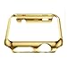 Apple Watch Case, Imymax Ultra-Thin PC Plating Bumper Frame iWatch Protective Cover Case for Apple Watch Series 1 All Version - Gold 42mm