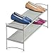 Lynk Vela Stackable Shoe Shelves 2 Tier - Shoe Rack Shelf - Platinum