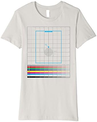 Womens Merch T-Shirt Sizing Grid-  Premium Tee Merch by Amazon Small Silver