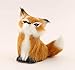 nanguawu Little Fox Sitting Fengshui Learning Resources Miniature Plush Stuffed Animal Toy