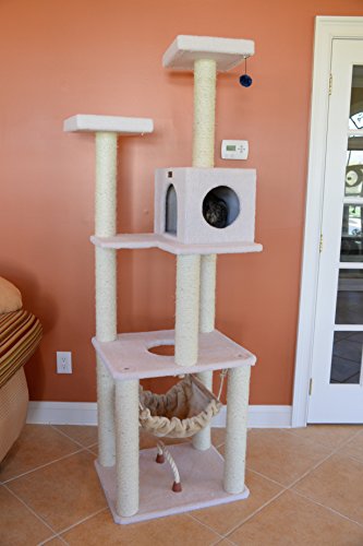 Armarkat Deluxe Cat Tree, Model B7301, Ivory