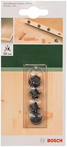 Bosch 2609255317 Dowl Positioner with Diameter 10mm, Schwarz, 10 mm