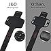 J&D Armband Compatible for Apple iPhone 8 Plus/iPhone 7 Plus Armband, Sports Armband with Key Holder Slot for iPhone 8 Plus Running Armband, Perfect Earphone Connection While Workout Running, Black