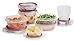 Rubbermaid Lock-Its Food Storage Containers with Easy Find Lids, Racer Red, 20-Piece Set