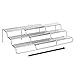 iDesign Classico Expandable Kitchen Spice Rack for Kitchen Pantry, Cabinet, Countertops - 3-Tier, Silver