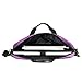 MyGift 17-Inch Purple Floral Design Laptop Carrying Case/Messenger Briefcase