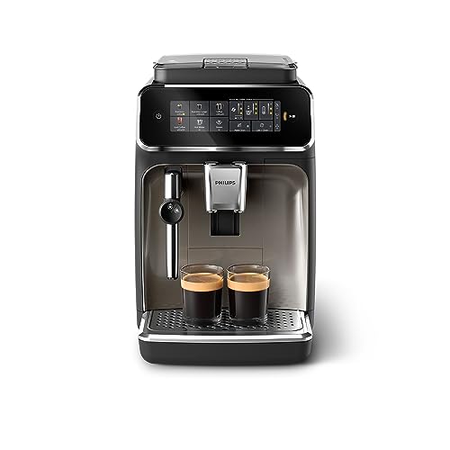 PHILIPS Kaffeevollautomat Panarello 3300 Serie, Schwarz, 5 Spezialitäten