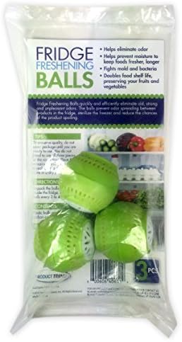 Sani Sticks® Fridge Freshening Balls, 3 Pieces- Fridge Deodorizer to Remove Smell from Fridge
