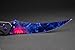 FadeCase Flip Elite Black Pearl - Real CSGO Knife Skin Counter Strike Global Offensive Full Tang Assisted Fold