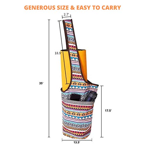 Perfekt-Yoga-Mat-Bag-Carrier-with-Large-Size-Pocket-and-Zipper-Pocket-Gym-Bag-Fit-Most-Size-Mats
