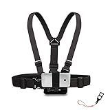 Smartphone Chest Mount with Action Mount Adapter for Smartphone, W/j-Hook & Screw, Operable with Any Smartphone. Strongest Hold on The Market. Sport Camera or Any iPhone, Samsung, etc. Easy to Use!