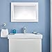 Ufaucet Commercial Modern Brushed Nickel Single Handle Waterfall Stainless Steel Bathroom Faucet, Lavatory Vanity Sink Faucet Without Pop Up Drain