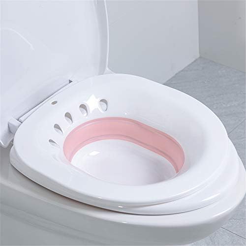 Sitz Bath Over The Foldable Bidet Wash Basin Toilet Perineal Postpartum Care Soaking Bath Foldable Bidet Wash for Hemorrhoidal Relief Pregnant Women Elderly