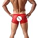 Tonsee® Sexy Men's See Through Briefs Shorts Underwear (M, Red)