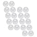 Bluecell 10 Pairs Medium Clear color Silicone Replacement Ear Buds Tips by Generic