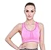 MISSALOE Women’s Seamless Sports Bras with Removable Cups High Impact Yoga Bra