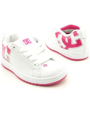 Shoes Boys Dc Shoes Court Graffik - Low-Top Shoes - Low Shoes - Boys - Us 4.5 - White White/Crazy Pink/Whi Us...
