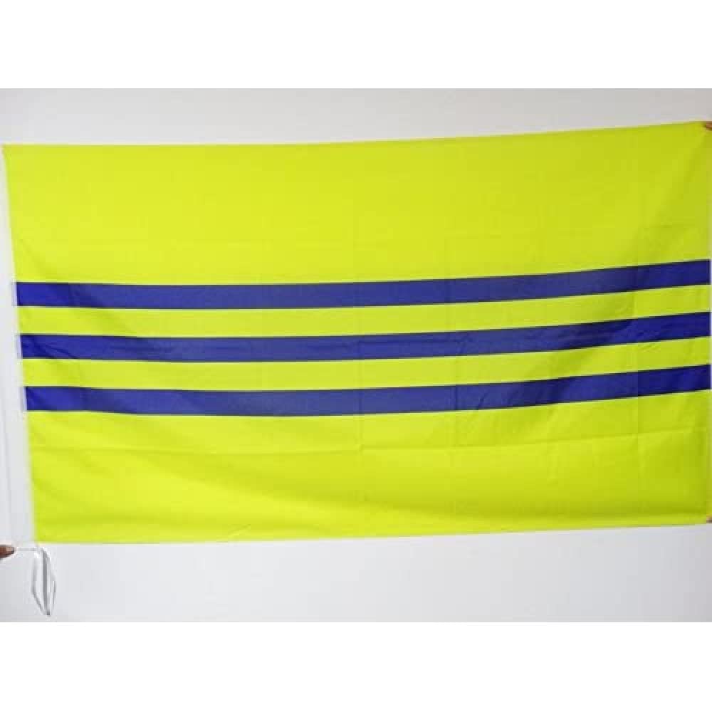 AZ FLAG - Republic of Cochinchina 1946-1954 Flag - 2x3 Ft - Cochinchina Banner with Sleeve - 100% Polyester - Fade Resistant - Vivid Colors - 2' x 3' Feet - 90x60 Cm