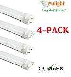 (4-PACK) Fulight Easy-Installing ¤ T8 LED Tube Light - 2FT 24