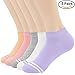 Women’s Ankle Athletic Short Socks Performance Comfort Fit Low Cut Casual Cotton Socks 5 Pairs