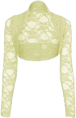 16MVRCH Women's Lace Bolero (Cream)