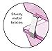 Acrimet Facility 3 Tier Letter Tray, Side Load, Letter Size/A4, Desktop File Organizer, Plastic (Clear Pink Color)