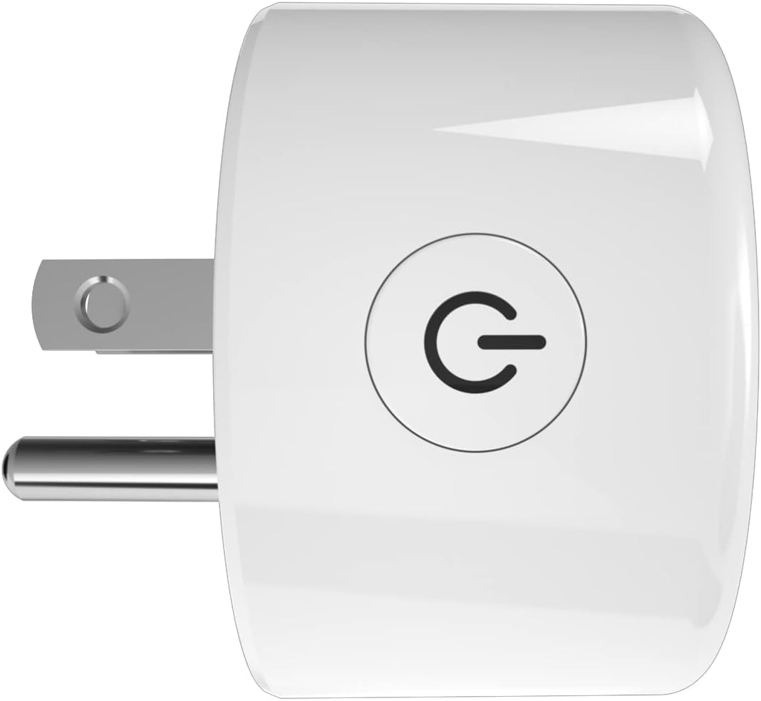 GHome Smart Plug Mini, WiFi Smart Outlet Plug Works with Alexa and Google Home, Timer Outlet with APP Control, Smart Plugs Only Supports 2.4GHz Network, No Hub Required, ETL FCC Listed, White - View 9