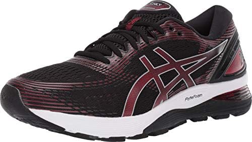 asics gel nimbus 21 black classic red