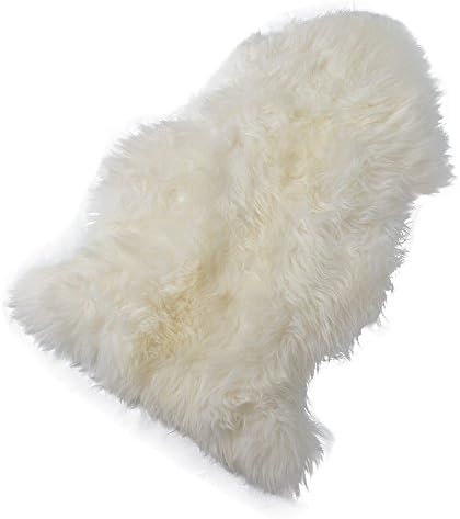 FLORENCE SHEEPSKIN RUG/ THROW NATURAL SINGLE 2 X 3 (Cream)
