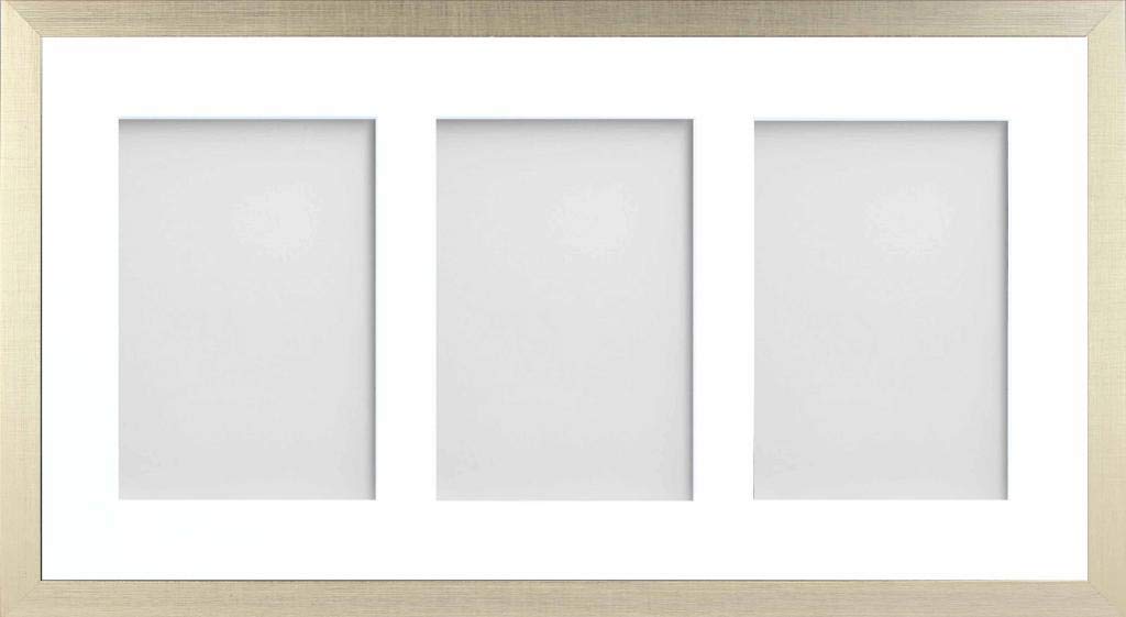 Frame Company Simpson Gold Multi Aperture Photo Frame, 20x10 for 6x4 inch (x3 PPP)
