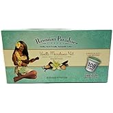 Hawaiian Paradise Coffee Vanilla Macadamia Nut Single Serve Cups 108 Count - Medium Roast with an Amazing Aroma - Bulk Perfect for Home or Office - Compatible with Keurig K-Cup Brewers