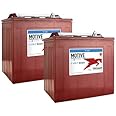 Trojan T-105 GC2 6V 225Ah Deep Cycle Flooded Lead Acid Battery x2