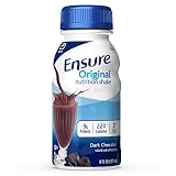 Ensure Original Nutrition Shake, Dark Chocolate, 8 ounces, 24 count