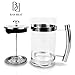 Premium 34 Oz. French Press Coffee Maker by Bar Brat ™ | Best Way To Drink & Make Coffee | Perfect For Coffees & Teas | 110 Cocktail Recipe Ebook Included