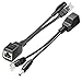 [UL Listed] iCreatin 12V Power Over ethernet PoE Injector and PoE Splitter kit, Extension Power for 12 Volt 12 watt Devices with 5.5x2.1 mm DC Jack