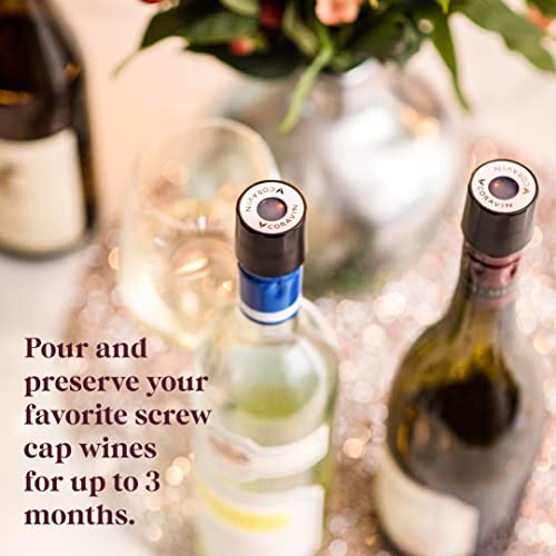 Coravin Screw Caps Pack of 6 Preserve Wine for Years Accessory