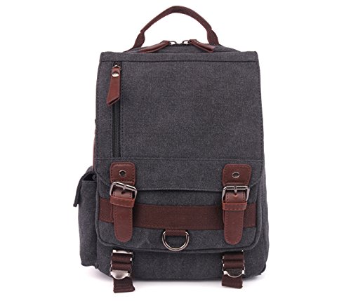 Small Canvas Messenger Bag Men\'s Shoulder CrossBody Pusre Sling Pack Navy Blue