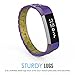 MoKo Fitbit Alta HR and Alta Band, Universal Stainless Steel Replacement Watch Bracelet Band Strap with Fold Over Clasp for Fitbit Alta / Fitbit Alta HR, Tracker NOT Included - COLORFUL