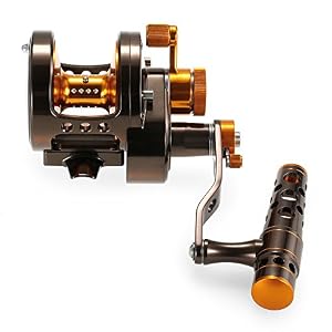 Hxiadyg Moulinet De Pêchemoulinet De Pêche à 2 Vitesses 8 + 1 Bb Moulinet De Pêche En Mer Pour La Pêche En Eau…