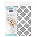 Kushies Deluxe Waterproof Changing Pad Liners - 20 x 30 inches Baby Changing Table Liners - Baby Changing Pads - Diaper Changing Flat Liner Pad Waterproof Portable (Grey Lattice)
