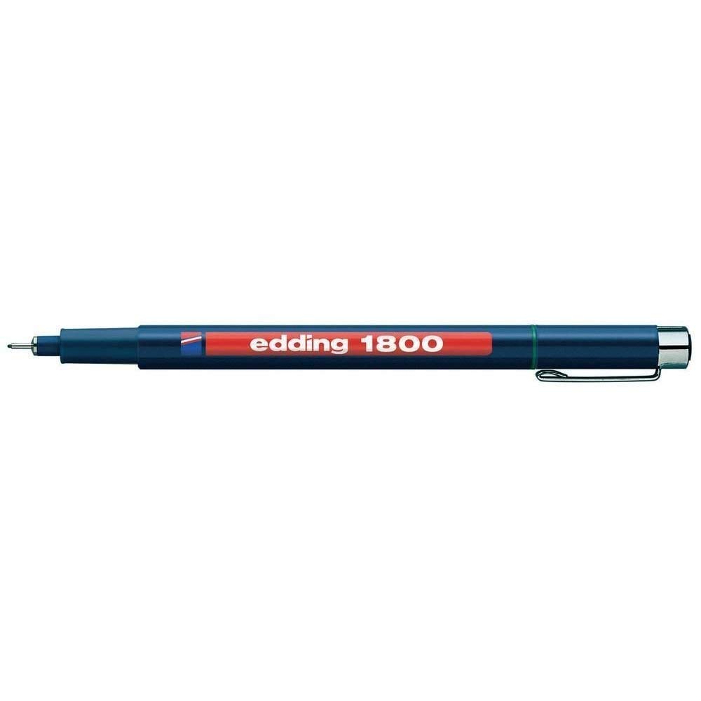 EDDING 1800 PROFIPEN PIGMENT LINER FINELINER DRAWING PEN (3 PACK) - 0.1mm BLACK