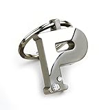 New Arrival Initial Letter P Key Ring with Pouch Bag Z90-M0716