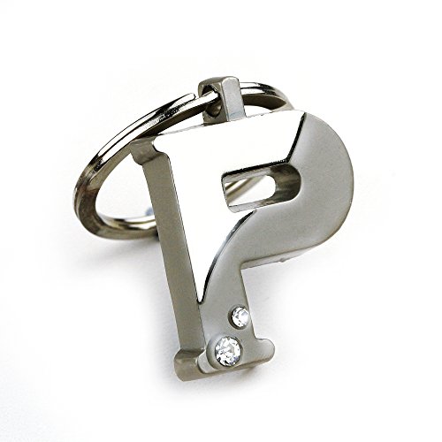 New Arrival Initial Letter P Key Ring with Pouch Bag Z90-M0716