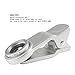 Siless 3-IN-ONE Universal Clip Lens for Cell Phones - 1 Fisheye Lens + 1 Wide-angle & Macro Lens + 1 Clip + 2 Lens Caps + 1 Microfiber Lens Cleaning Cloth Bag, Silver