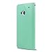 Cellto HTC ONE Premium Wallet Case with Reversible Magnetic Flap [Slim Ultra Fit] [Mint Purple] Diary Cover/w ID Pocket (HTC ONE 2013, M7) - with Life Time Warranty