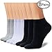 CHARMKING 8 Pairs Womens Ankle Socks No Show Socks Women Socks Casual Socks