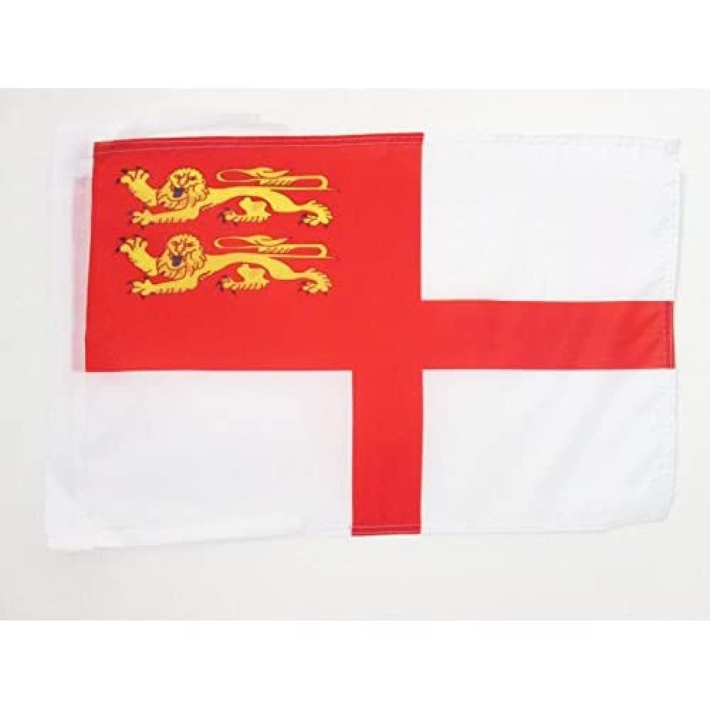 AZ FLAG - Sark Island Flag - 18'' x 12'' - 100% Polyester Guernsey Small Banner with Two Cords - Fade Resistant - Vivid Colors - 18x12 in - 45x30 Cm โ image 1
